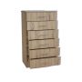 Lagos Six Drawer Chest Of Drawers - Beech