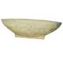 Sandstone Concrete Oval Basin With MINI Shelf 50 X 38 X 13CM