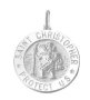 20MM Sterling Silver St Christopher Pendant