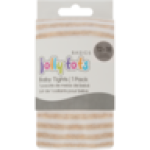 Tots Basics Beige & White Baby Tights 12-18 Months