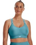 Women's Ua Infinity Mid Covered Sports Bra - Glacier Blue LG