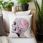 Abstract Skull Painting Luxury Scatter By Wikus Schalkwyk