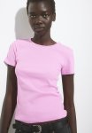 Ribbed T-Shirt - Pink
