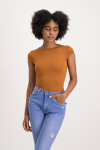 Mbali High-neck Bodysuit - Glazed Ginger - XS