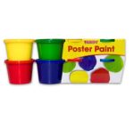 Teddy Poster Paint 100ML X 6 Assorted