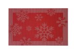 Snowflake Pvc Placemat 30X45 - Red