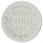 Happy Mothers Day White Acrylic Disk