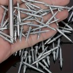 100PCS Double-headed Invisible Nails Rust-proof Hidden Nails Suitable For Wooden Decoration And Skirting Boards - Simple Install