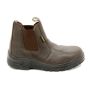 Bata - Chelsea Safety Boot Brown Sabs Size 7