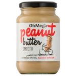 Oh Mega Nut Butter Peanut Smooth 400G