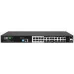 Duxnet 26-PORT Layer 2 Managed Gigabit Poe+ Switch With Cloud