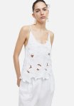 Embroidered Top - White