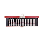Socket Set 1 4" Metric Deep 4-13MM 6PC