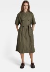 G-star Raw High Trench Short Sleeve Dress - Combat