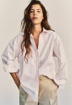 Oxford Shirt - Light Pink Striped