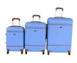 Smte 3-PIECE Travel Luggage Suitcase Set Stylish Light Blue With Keychain