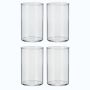 4 Pack - Modern Kitchen Storage Containers - Transparent