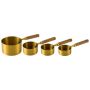Baking Measuring Cups - Gold 4 Piece