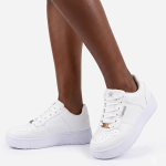 Soviet L Leandro Lace Up Sneaker - White Mono - 9