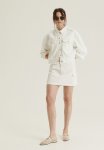 Twill Cargo MINI Skirt - Cream