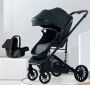 Supermom 3-IN-1 Luxury Travel System Stroller With Car Seat