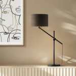 AXIS Adjustable Metal Table Lamp In Black