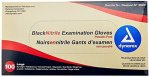 Dynarex Safe-touch Black Nitrile Exam Gloves Powder-free Large 1 Box Of 100 Gloves Black Large