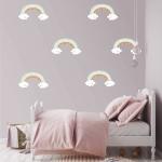 Goldair Gold Pastel Rainbow Wall Sticker