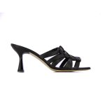 Slip-on Sandal Heels -black