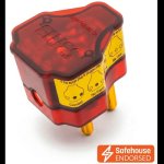 Ellies Re-wireable High Surge Plug Top – Rd