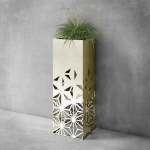 Plant Holder D01 - Matt Silver Outdoors