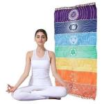 Rainbow Stripes Tapestry Beach Yoga Beach Throw