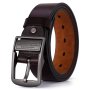 Men's Genuine Leather Belt Pin Buckle Belt Waist Strap Ideal Choice For Gifts