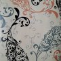 Beige Paisley Contact Paper