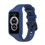 Silicon Replacement Strap For Honor Band 6 - Available In Multiple Colors Navy Blue