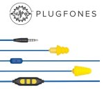 Plugfones Guardian Plus Series Blue yellow Wired Earphones With MIC & Vol Cont Pfpgp-uy