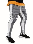 Color Block Drawstring Sweatpants Slim Pants Men's Casual Joggers For Men Winter Fall Running Jogging