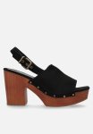 Block Heel Slingback - Black