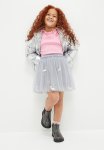 PoP Candy Flamingo Embroidered Tutu Skirt - Grey