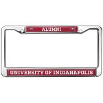 University Of Indianapolis Alumni Logo Full Size Standard License Plate Metal Frame