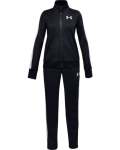 Girls' Ua Knit Track Suit - BLACK-002 Ylg