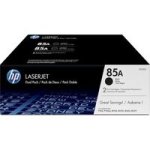 HP 85A Original Laserjet Toner Cartridges 2-PACK - Black