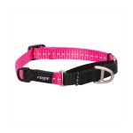 Rogz Utility Control Collar Web - Small Pink