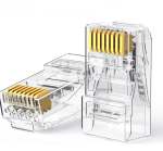 UGreen CAT6 RJ45 Modular Plugs – 50 Pcs