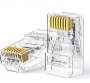Ugreen Cat6 RJ45 Modular Plugs Gold-Plated Contacts (50-Pack)