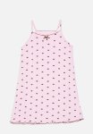 PoP Candy Heart Print Night Dress - Pink & Black