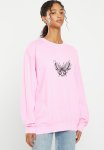 Washed Leah Sweat - Overdyed Pink