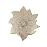 Poinsettia Pvc Placemat 30X45 - Gold - Each