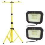 - Tripod Floodlight Stand For Double Light & 2 X LED Floodlight 30W