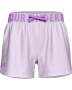 Girls' Ua Play Up Solid Shorts - Purple SWITCH-570 / Ylg